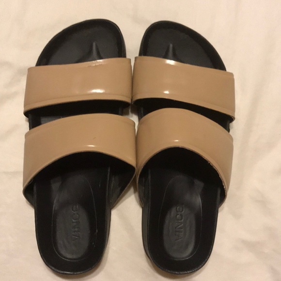 vince padma leather sandals